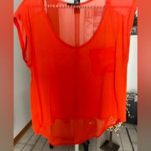 Edge sheer tank sz small